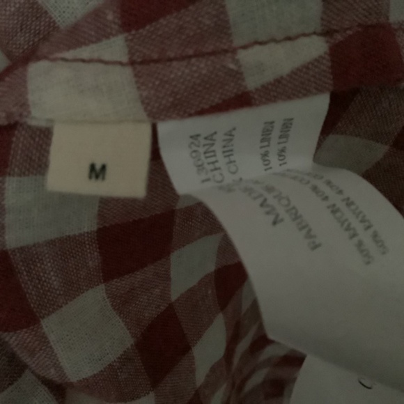 Capulet “Nadine” Red/White Gingham Ruffle Wrap Dress Size M NEW WITHOUT TAGS - Picture 11 of 11